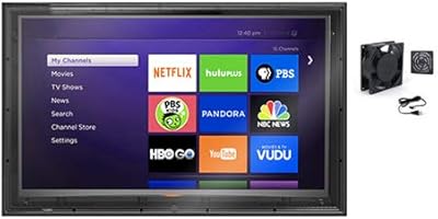 The TV Shield 52-55" Outdoor TV Enclosure, with Fan, (2nd Generation), Fits 52-55" Television