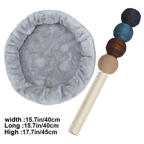 POPETPOP 45 cm Árvore de Gato Árvore de Gato Árvore de Gatos e Gatos Escalada Moldura com Árvore de