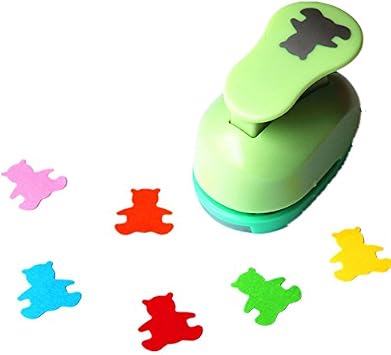 CADY Crafts Punch 1-Inch Paper Punches Lever Punch for Scrapbooking Puncher Bears