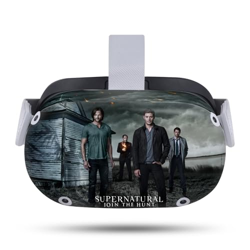 Head Case Designs Officially Licensed Supernatural Sam, Dean, Castiel & Crowley Key Art Vinyl Sticker Skin Decal Cover Compatible with Meta Quest 2
