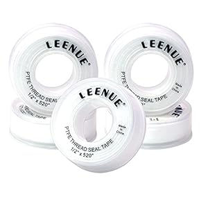 LEENUE Teflonband PTFE Dichtband 5er Pack