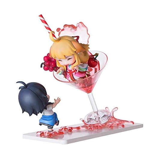 Q Version Tushan Susu & Baiyuechu Figure, 6.5 Inches Fox Fairy Little Matchmaker Character Model, Static Cute Lifelike Nendoroid Doll, PVC Material Anime Girl/boy Figma (for Gift Collection)