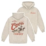 Changes Coors The Original Cowboy Pull-Over Hoodie (US, Alpha, XX-Large, Regular, Regular, Beige)