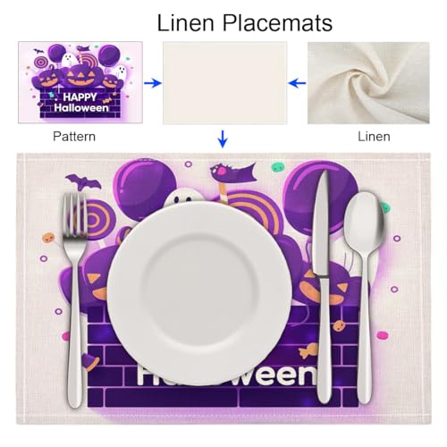 Set de table résistant à la chaleur en lin pour éviter les marques de brûlures sur table - 7
