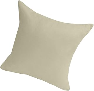 SM SunniMix Miękka jednokolorowa poduszka dekoracyjna poszewka na poduszkę, kremowo-biała 45 x 45 cm