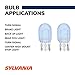 SYLVANIA - 7440 SilverStar Mini Bulb - Brighter and Whiter Light, Ideal for Daytime Running Lights (DRL) and Back-Up/Reverse Lights (Contains 2 Bulbs)