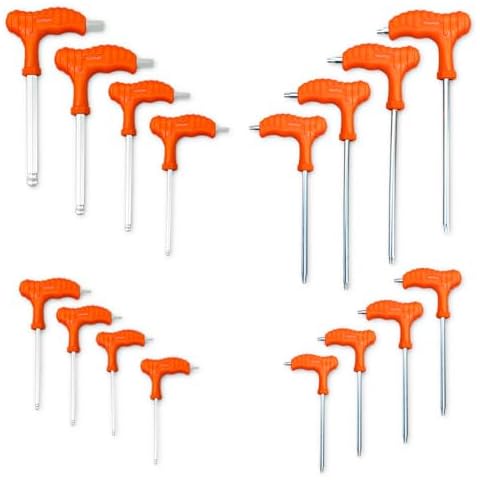 YSJOYTOOL 16 piece Metric T-Handle Allen Wrench Set, Comprehensive Tools Collection for Precision Work - Premium Allen Wrenches Sets with T-Handle(T10-T50,H2.0-H10,CR-V) with Storage Box Cover