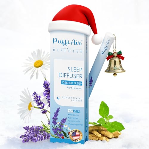 PUFFIAIR Herbal Anxiety Pen - Melatonin Diffuser with Lavender,