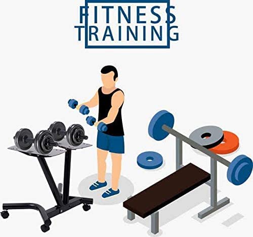 Kweetle Dumbbell Stand Metal 220Lbs Dumbbell Rack Stand Only Fixed Seat Belt Weight Stand For Dumbbells For Home Workout Gym(Only Stand) #TOP4