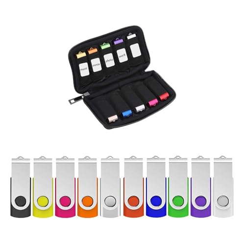 ABLAZE 20 Pack 128MB USB 2.0 Flash Drive + USB Storage Case