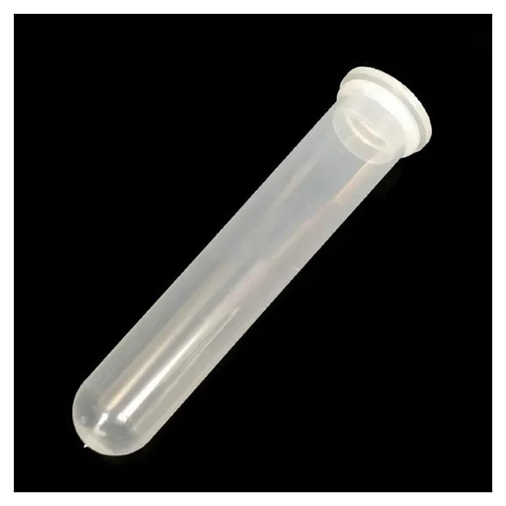 Tubes à centrifuger transparents fond rond et bouchon pression de 20 ml, diamètre 21 mm, hauteur 108, 100 pièces Équipements de laboratoire