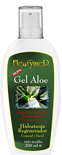 FLEURYMER Gel Aloe + Rosa M. + Tepezcohuite, 200 ml