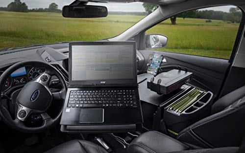 Autoexec Aue10325 Reach Front Seat Car Desk Black Finish With Phone Mount And Printer Stand #TOP1
