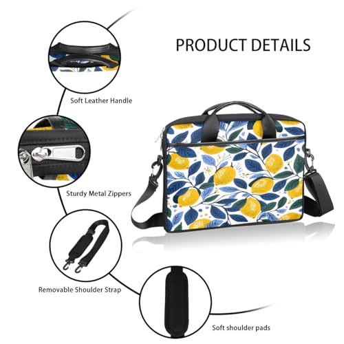 Bolso para laptop de 15 pulgadas estilo verano Fruit Lemon miniatura 4