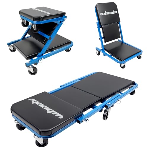 WheelX Mechanic Creeper 36 inches 3-in-1 Mode Z Seat 340lbs...