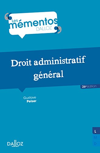 Droit administratif général - 26e éd.