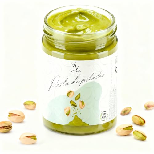 Pasta de Pistacho Español 100% Natural para Repostería y Heladería – Elaboración Profesional sin Azúcares Añadidos – Pasta Concentrada de Pistacho Premium para Postres, Salsas y Creaciones Gourmet