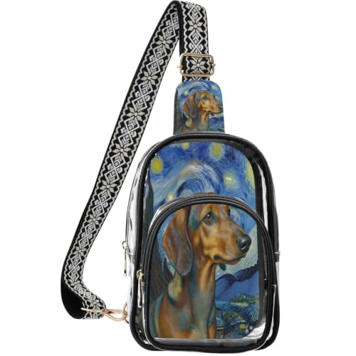 Mochila de hombro transparente linqin con bolsillo frontal para viajeros en toda estación