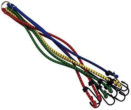 6 x Luggage Spider 8-armig Approx. 80cm Made of Latex, Elastic, Tightener, Rubber