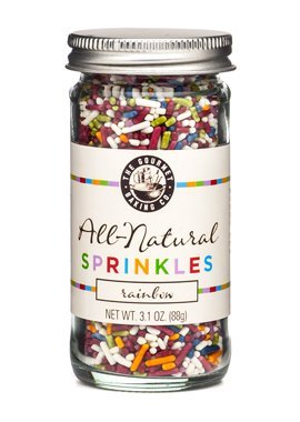 Pepper Creek Farms 300I All Natural Rainbow Sprinkles - Pack of 12
