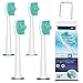 WuYan Cabezas de repuesto para cepillos de dientes compatibles con Philips Sonicare C1 ProResults, 4 cabezas de repuesto para Philips Sonicare cepillos de dientes eléctricos Click-on