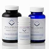 Relumins Advanced Skin Supplement Set - L-Glutathione Complex, Vitamin C, & Antioxidant Support - Nourishing Formula for Healthy Skin - 30 Day Supply