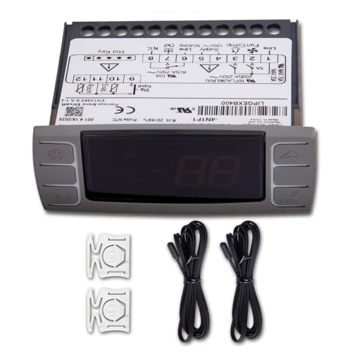 for Dixell XR06CX-4N1F1 Temperature Controller with 2 NTC Sensor Probe by GOUEN - Used condition - US$34.03