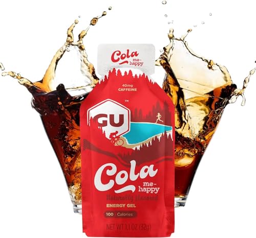 GU Energy Original Sports Nutrition Energy Gel (Cola Me-Happy, 8 Count (Pack of 1))