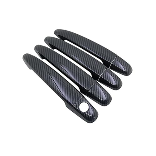 Couvercle poignée de porte carbone chromé pour sublimer votre berline au quotidien