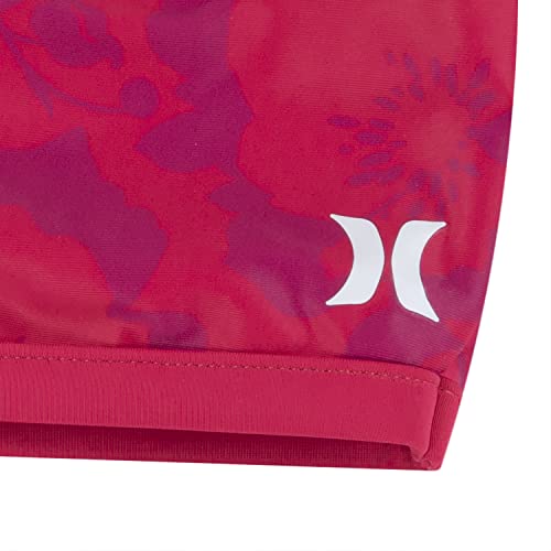 Image of Hurley girls 2-piece Swimsuit Bikini Set, Candy Pop, Large US