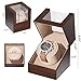 Racokky Automatic Single Watch Winder Box for Rolex and Other Watches, Ultra Quiet Japanese Motor, Self Winding Rotating Wooden Watch Case, Battery or Type-C Powered, Premium Watch Box for Men and Women