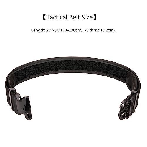 SIVENKE Airsoft Tactical Battle Combat Utility Paintball Carrier Police Security Gear Nylon Belt Quick Release - Image 4