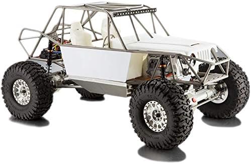 2速ギアボックス組み立てキットモータサーボと1 8 ジュエリー B0sgdddy One 車のおもちゃ B0sgdddy ラジコンカー Size Size こども 4wd Rcは車metalcrawler リモコンカー White Color Size
