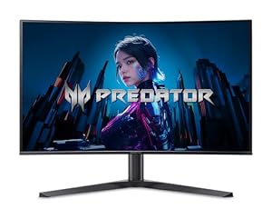 Acer Predator 31.5in Curved 4K 3840x2160 QD-OLED 240Hz Gaming Monitor X32 X