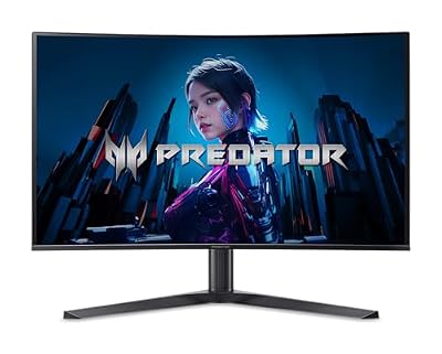 Acer Predator 31.5in Curved 4K 3840x2160 QD-OLED 240Hz Gaming Monitor X32 X