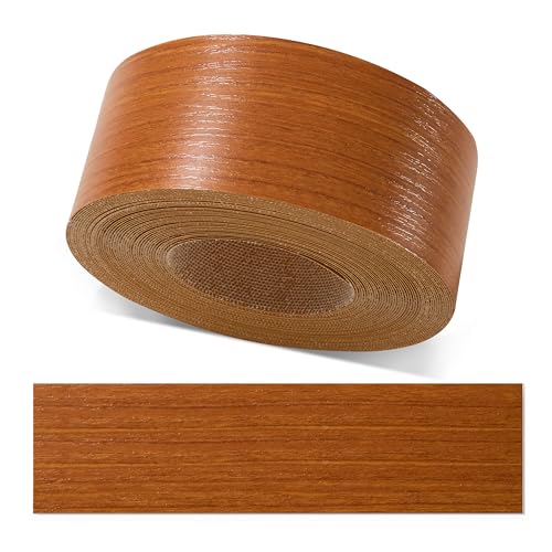 ben+camilla.com Kantenumleimer zum Aufbügeln | Kirschbaum Pore 45 mm x 10 m Rolle (matt mit Struktur) | Premium Qualität für professionelle Ergebnisse | Kantenschutz