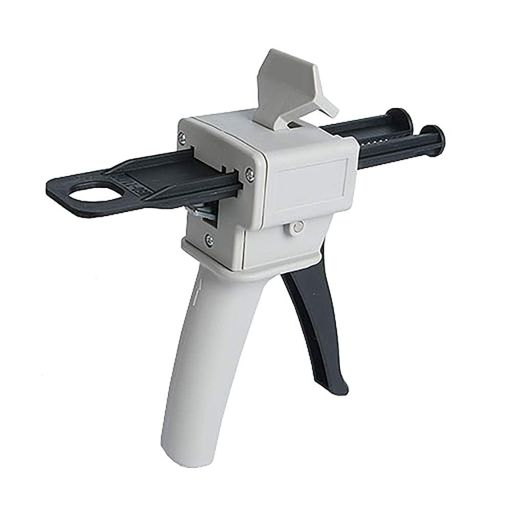 Dispenser Gun, Epoxy Glue Gun, Impression Mixing Dispensing Gun Applied to AB Plastic Tube (50ML)