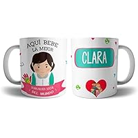 Kartoon Kase Taza Trabajadora Social Original Personalizada con