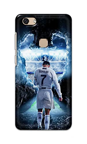 Image of Printed Hard Back Cover Case for Vivo V7 Back Cover (Footbal Legend) -1302