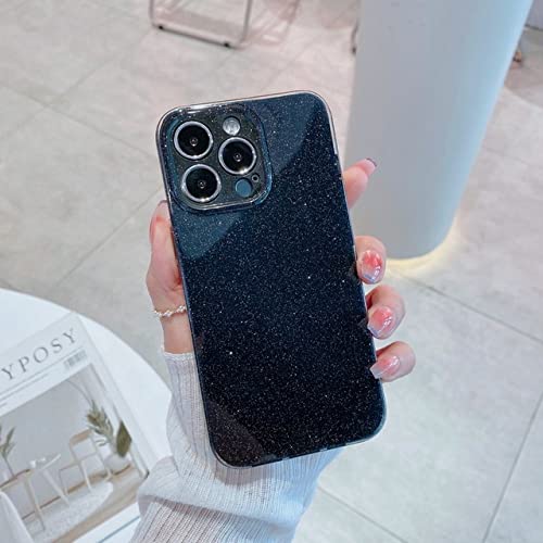 Coque iPhone 8 noire pailletée coque iPhone 7 bumper étoiles