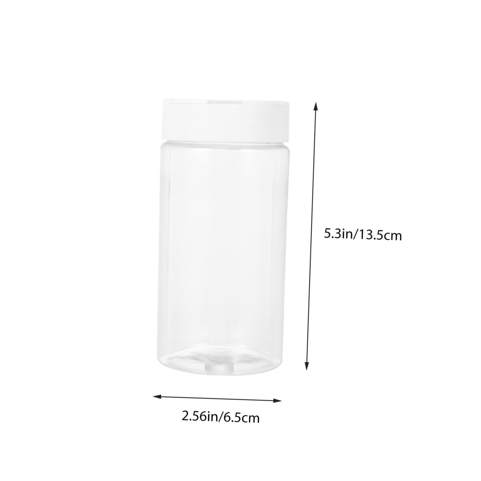 COSMEVIVI 2Pcs Fish Feeding Bottles Small Containers for Fish Food White Easy to Use Feeding Containers