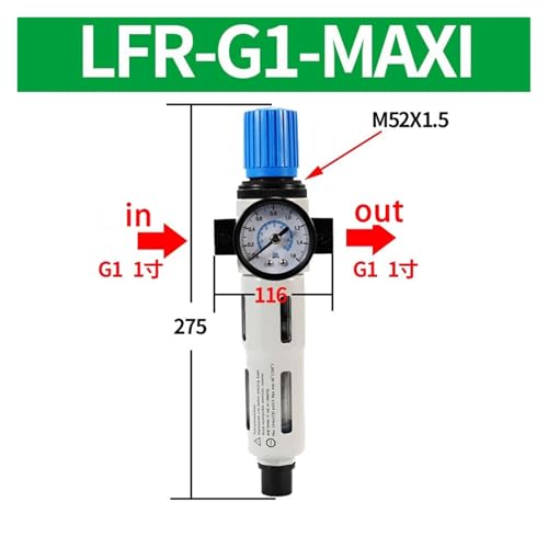 Processeur LFR-G1-MAXI régulateur haute pression 1,6 mpa robuste