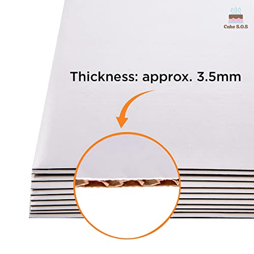 Cake Supplies On Sale, LLC Rectangle Coated Cakeboard 10\" x 14\", 6 ct