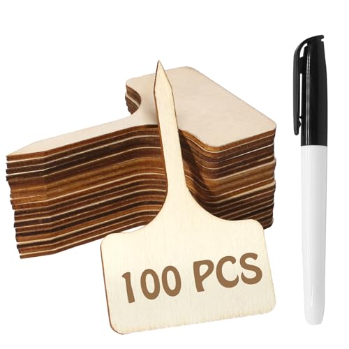 10 Best Wooden Plant Markers That Gardeners Can Rely On 9 Bamboo Plant Labels - 100 Pcs T-Type Garden Tags