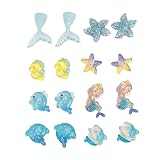 Mavaol Resina di animali marini Adorabili ornamenti di creature marine che realizzano bambini e adulti