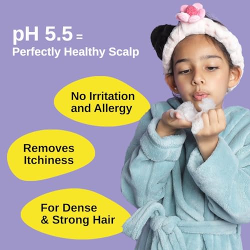 Image of Bare Anatomy Junior Gentle Cleansing Shampoo For Kids | Tear-Free | Helps To Control Dandruff For 5-12 Years 250ml + Junior Detangler Hair Spray | For 3+ Year Old Kids | Strengthens & Detangles 150mL