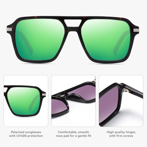 Image of HAOLOTA Polarized Sunglasses Men Women Designer Driving glasses Lightweight UV400 Protection