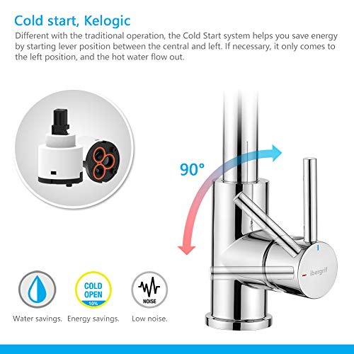 Ibergrif-M22136-Grifo-de-Cocina-con-Teleducha-Extraible-Mezclador-de-Fregadero-Ahorro-de-Agua-Cromo-Plata