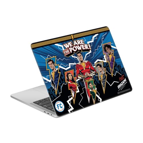 Autocollant MacBook Pro 13 A2338 Peau Vinyle Shazam Protection Ordinateur Accessoire Geek Design