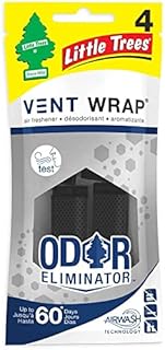 LITTLE TREES Car Air Freshener Vent Wrap, Provides Long-Lasting Scent for Car, Invisibly Fresh! Odor Eliminator (1 Pack)